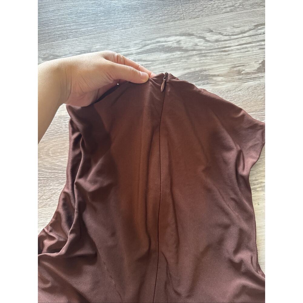 ZARA CENTRAL RUFFLED MIDI DRESS- BRAND NEW WITH TAG - SIZE XS - Picture 8 of 8